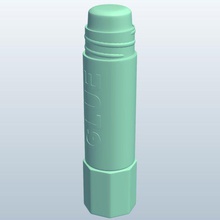 glue stick v1 office supplies printable lowpoly 3d print model - Mito3D