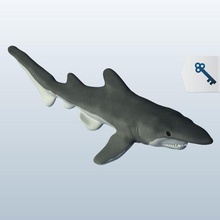 goblin shark v1 der Hai Fisch aquatic Leben bedruckbar ist lowpoly Wasserorganismen 3d print model - Mito3D