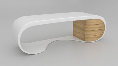 goggle office desk 3ds babini contemporary design designer fbx furnishings furniture goggles italian kheelo max model modern obj vray 3d print model - Mito3D