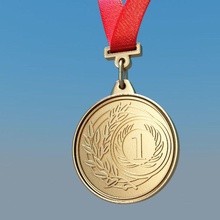 golden medal business champion competition coxdesign gold model number olympics one sport 3d print model - Mito3D