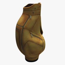 golf bag v01 sports figures equipment printable lowpoly 3d print model - Mito3D