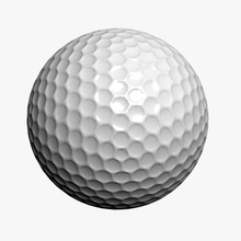 pallina da golf di ancoraggio animazione palle corso il le linee modello puttputt sport giocattolo 3d print model - Mito3D