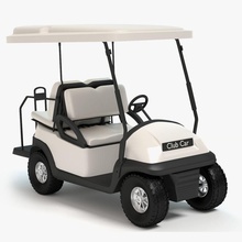 carrinho de golfe abramsdesign buggy caddy carro clube clubcar elétrico jogo modelo passageiro esporte do veículo 3d print model - Mito3D