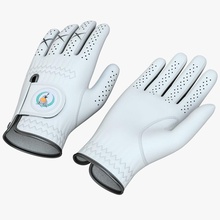 golf glove 3d molier 3ds accessory bag caddy character clothes club driver equipment gloves golfer iron max model nylon player pro professional putter rubber sport vray white 3d print model - Mito3D
