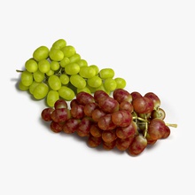 uve la decorazione cibo frutta d'uva modello polygonista vitigno vino 3d print model - Mito3D