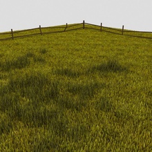l'herbe de la pelouse 3d lame à bas prix pays cour intérieure l'extérieur sentir drôle clôture champ vert max modèle en avion l'usine ray dispersion les studios v vray 3d print model - Mito3D