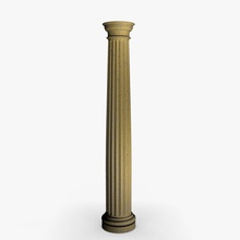 greco colonna dorica architettura columna dorico elementi il storico jjokine modello pilastro pole romano 3d print model - Mito3D