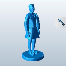 griego evzone v1 personas imprimible lowpoly 3d print model - Mito3D