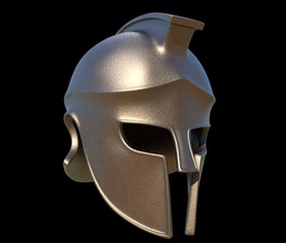 grego capacete coríntio 300 antiga armadura ateniense atenas bronse coleção de corinto grécia janovich metal modelo peleponessian proteção spartan a guerra arma 3d print model - Mito3D