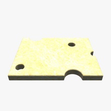 grüner Marmor-board v1 Käse Stil Marmor eine Tafel Essen grün board bedruckbar ist lowpoly 3d print model - Mito3D