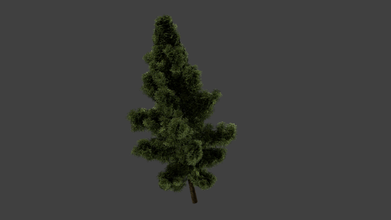 green tree plants 3d print model - Mito3D