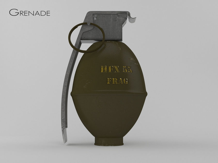 el bombası bomba tasarım frag oyun hegrenade mfrid askeri model nade mermi silah 3D print model - Mito3D