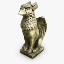 griffon statue ancient architecture elements greek model monument mythology roodydoody sculpture stand stone tomb 3d print model - Mito3D