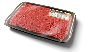 carne macinata di manzo in low poly la essentials cibo gioco terra più basso modello l'imballaggio poli avvolgimento 3d print model - Mito3D