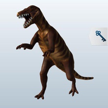 gryponyx v1 dinozorlar yazdırılabilir lowpoly 3d print model - Mito3D
