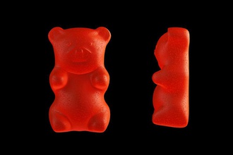gummy bear l'ours des bonbons les aliments la gélatine gelée kamalesh2012 de modèle nouvelles photoréalistes réaliste doux vray 3d print model - Mito3D