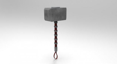 hammer weapons 3d print model - Mito3D