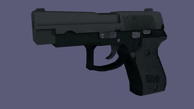 hand gun airdogg01 baretta Kugel Wüste eagle glock Handfeuerwaffe Modell p220 Pistole Polizei Schuss Waffe 3d print model - Mito3D