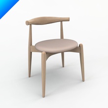 hans wegner ch20 dirsek sandalye 2in1studio klasik tasarım yemek mobilyalar mobilya otel iç canlı lobi çatı katı salonu model modern ofis ahşap 3d print model - Mito3D