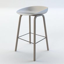 hay stool bar chair furnishings furniture infografica kitchen model 3d print model - Mito3D