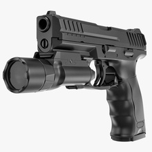 heckler & koch vp9 sfp9 no materiales la linterna fuerza el alemán arma de fuego hk material modelo moderno pistola policía especial stiffme1ster infalible swat usp 3d print model - Mito3D