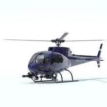 helikopter 3dgfxstudios uçak Amerika havacılık iş eurocopter sinek kuvvet silah askeri mini model özel pervane rotor araç savaş 3d print model - Mito3D