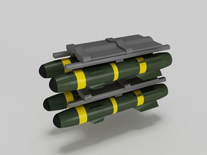 114 hellfire füze fırlatma agm hava apache ordu bomba kuvvet helikopter jet başlatıcısı longbow model platform mermi roket Şengül sinan tank savaş silah 3d print model - Mito3D