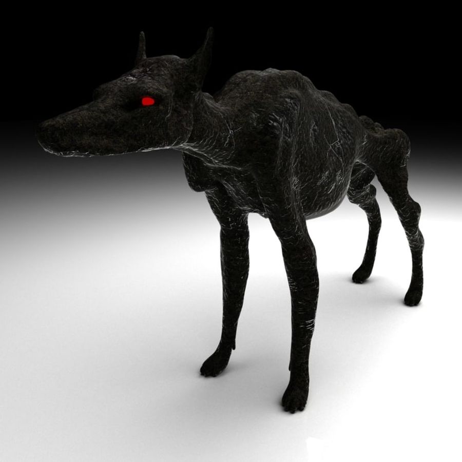 hellbound animale baskerville bestia nero canino cereberus carattere chiesa i demoni diavolo cane il folklore grim segugi ignitelab modello monster paranormale soprannaturale 3D print model - Mito3D