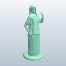 hestia v1 people printable lowpoly 3d print model - Mito3D