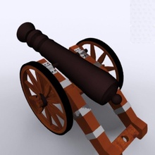 historische Kanone Antike Bälle Feld gun historisch ist pegasusa012 Projektil tank Krieg Waffe 3d print model - Mito3D