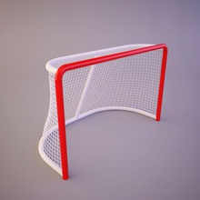 objetivo de hockey arenas equipo juego hielo iliev partido modelo net olímpico pedro deporte tren invierno 3d print model - Mito3D