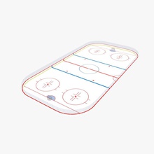 patinoire de hockey les arènes fastxz objectif gardien but glace modèle puck la sport 3d print model - Mito3D