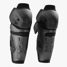 hockey shin pads 3d molier 3ds accessory armour black character clothes elbow equipment gear generic guard ice international knee legs model nologo pad protection realistic sport uniform vray winter 3d print model - Mito3D