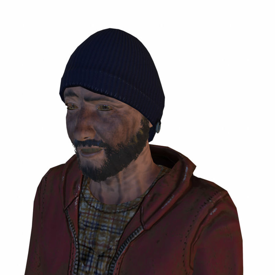 sin hogar hobo hombre callejón increíble american el arranque bum carácter de la ciudad los indigentes beber drogas chicos sombrero con capucha humanos pantalones vaqueros junky lowpoly masculino modelo nuevo personas aparejo sobreviviente urbano york 3D print model - Mito3D