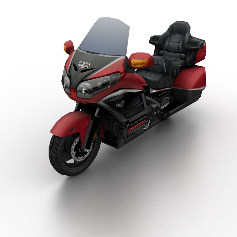 honda gl1800 gold wing 2012 1800 2013 2014 2015 2016 moto cruiser rápido gl ouro pesado japão inferior lowpoly modelo motocicleta poli o poder pronta real standard fortes touro x em tempo do veículo asa 3D print model - Mito3D