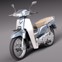 honda super cub 2013 2010 2011 2012 2014 2015 2016 2017 de antigüedades asia barato los cachorros japón modelo la motocicleta scooter scoter squir estándar vehículo 3d print model - Mito3D