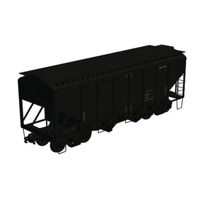 hopper car v1 train car2 transportation printable lowpoly 3d print model - Mito3D
