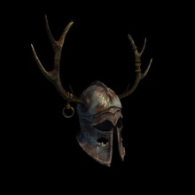 capacete com chifres armadura o personagem fantasia grego horn ivanpxxx cavaleiro medieval romano arma 3d print model - Mito3D