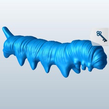 hornworm v1 insetos printable lowpoly 3d print model - Mito3D