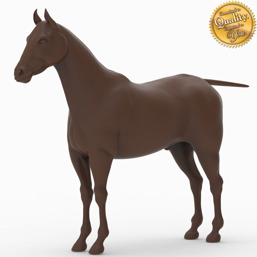 Pferd 3d-Blüten american Tier bridle cowboy farm Galopp säugetier Mähne mare marebeast Modell Quartal realistisch sind rein Reiten Sattel stabil Hengst stud Schwanz 3D print model - Mito3D