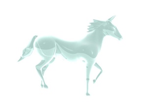 cavallo 3d adam animale blackburn carattere di natale la decorazione arredamento mobili vetro vacanza il metallo modello ornimate poste scultura statua strano 3d print model - Mito3D
