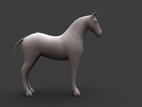 caballo lowrar animal cavallo cheval ecuestre friesian baja rar pferd steed yansan 3d print model - Mito3D