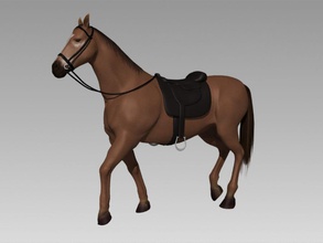 cheval truquées d'animation animal animées de l'animation quatre ami des terres pattes les mammifères modèle mustang la nature trimestre réaliste rig shopmax vitesse marche à pied 3d print model - Mito3D