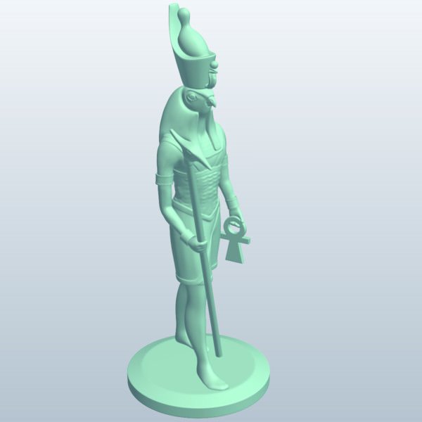 horus v1 pessoas printable lowpoly 3D print model - Mito3D