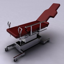 hastane yatağında yatak başucu doktor acil durum ekipman gıda mobilyalar mobilya endüstriyel makeionesco tıbbi tıp model hemşire parçalar hasta kurtarma rulo ameliyat tepsi tekerlek 3d print model - Mito3D