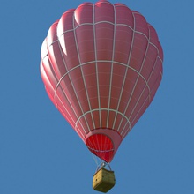 hot air balloon Luft Flugzeug Ballon baloon Korb everlite Sie schweben gas Modell Himmel transport Transport Fahrzeug 3d print model - Mito3D