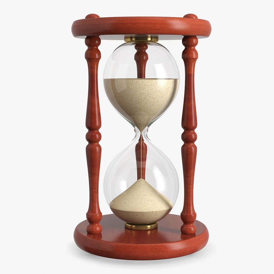 hourglass 3d antique clock elapsed furnishings furniture glass gold hours minute model office plastyforma realistic sand second table time vray watch 3D print model - Mito3D