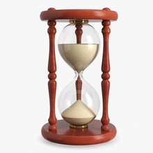 hourglass 3d antique clock elapsed furnishings furniture glass gold hours minute model office plastyforma realistic sand second table time vray watch 3d print model - Mito3D