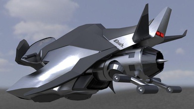 hover moto shark fl1 boa st concetto fi futuro futuristico jet modello sic sport il veicolo 3d print model - Mito3D