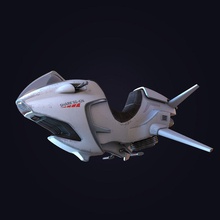 hover bike shark sg-426 426 concept cycle fast fi fiction future futuristic hoverbike jamesblake3d jet lower model moto motor poly sci science scifi sg spacecraft spaceship sport stylish ufo vehicle 3d print model - Mito3D